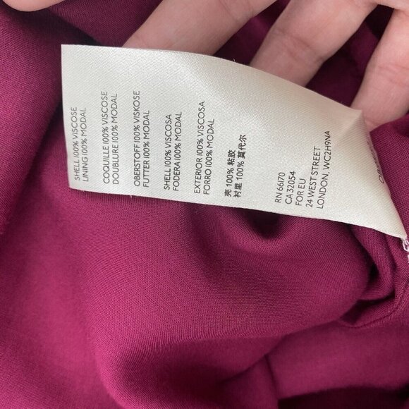 Anthropologie MAEVE Meredith Midi Dress Size XSP Embroidered Metallic Peasant - Picture 16 of 16